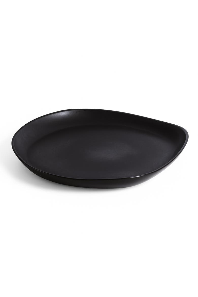Dadasi Round Serving Platter, Main, color, Matte Black