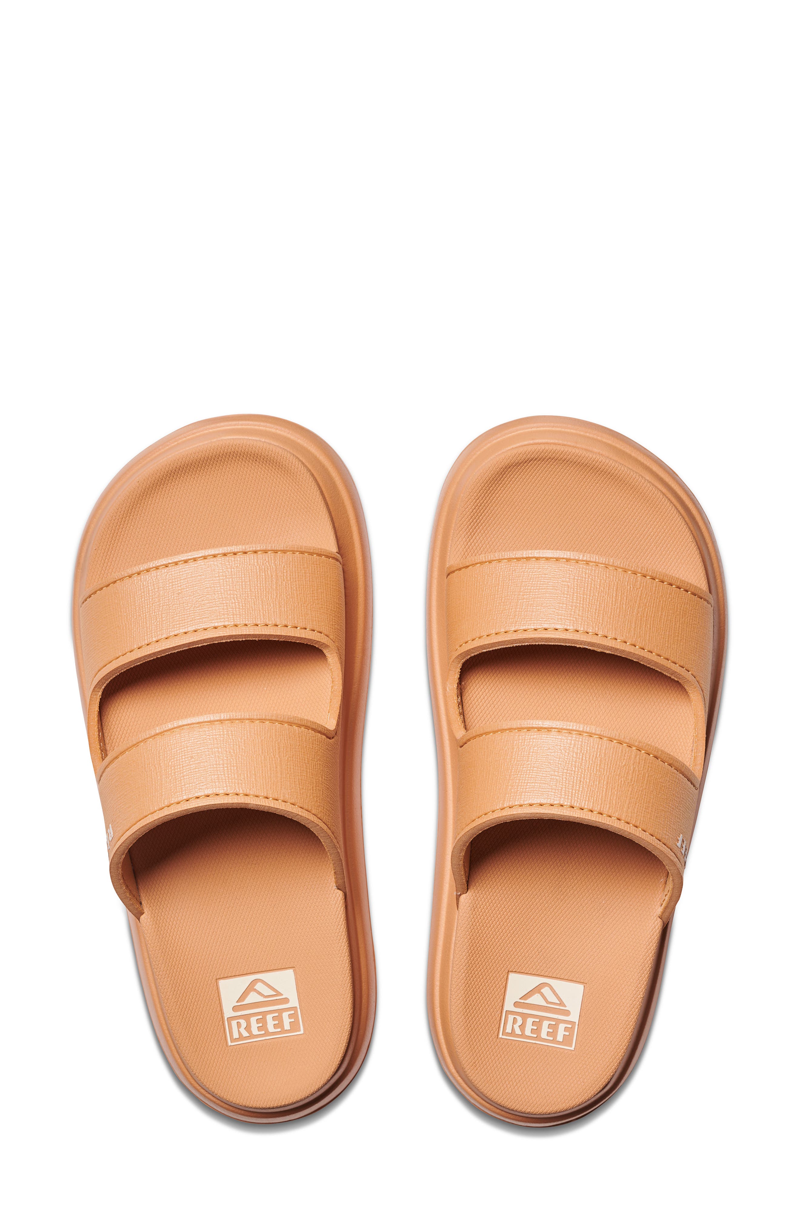 Bondi Waterproof Platform Slide Sandal, Alternate, color, NATURAL
