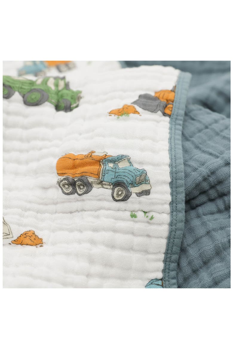 Original Cotton Muslin Quilt, Alternate, color, WORK TRUCKS