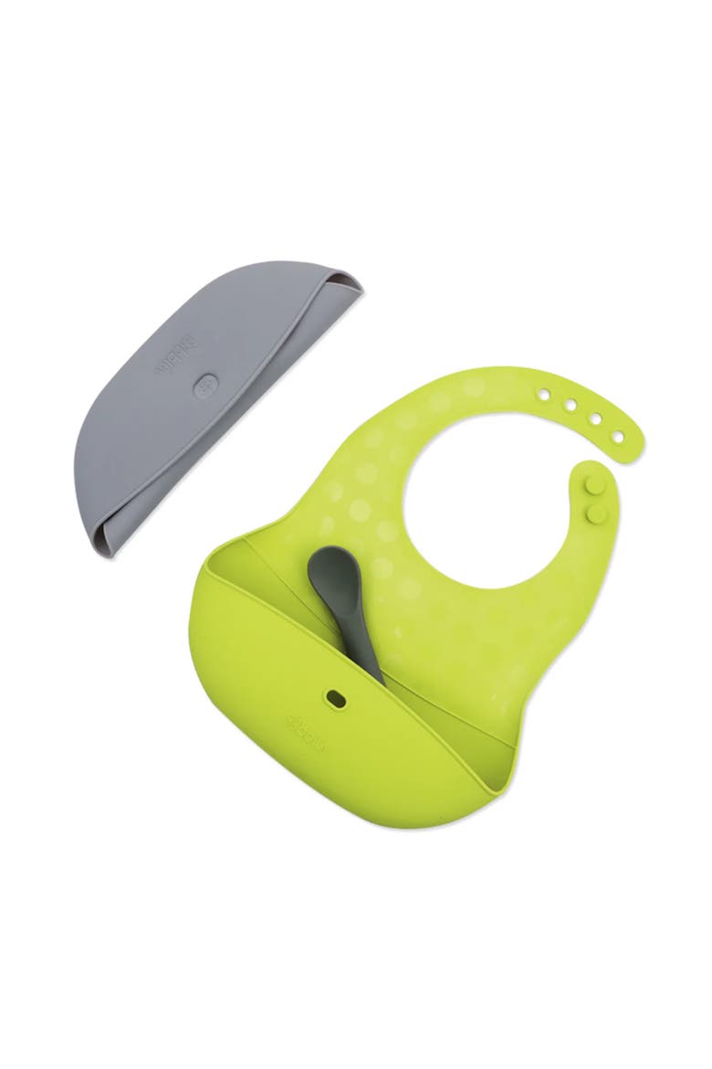 Pocket Portable Silicone Feeding Set, Alternate, color, Lime