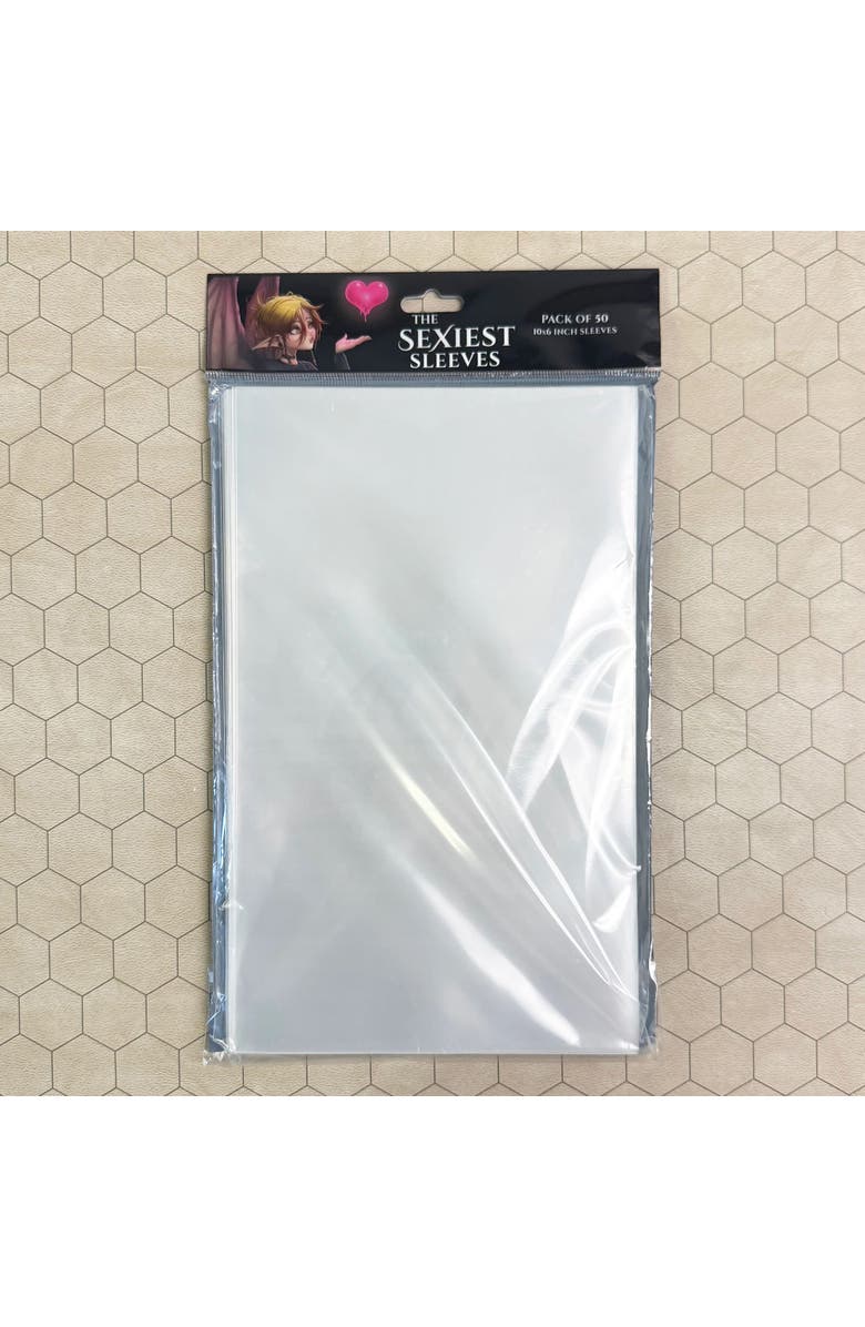 Middara The Sexiest Sleeves 50 Pack, 10x6 Inches, XL Size, Clear Card Sleeves, Alternate, color, 