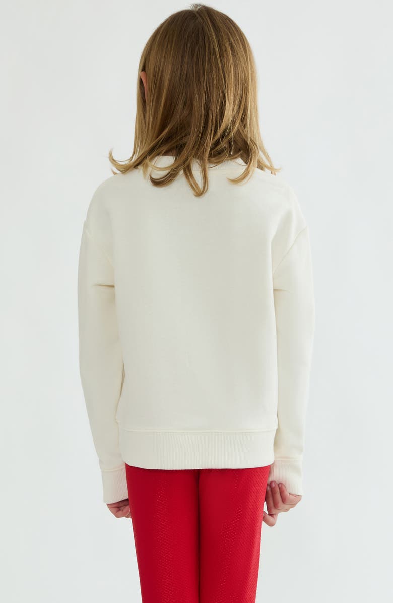 Beach Riot Kids' Little Cassia Cotton Blend Sweater, Alternate, color, Frosted Falala