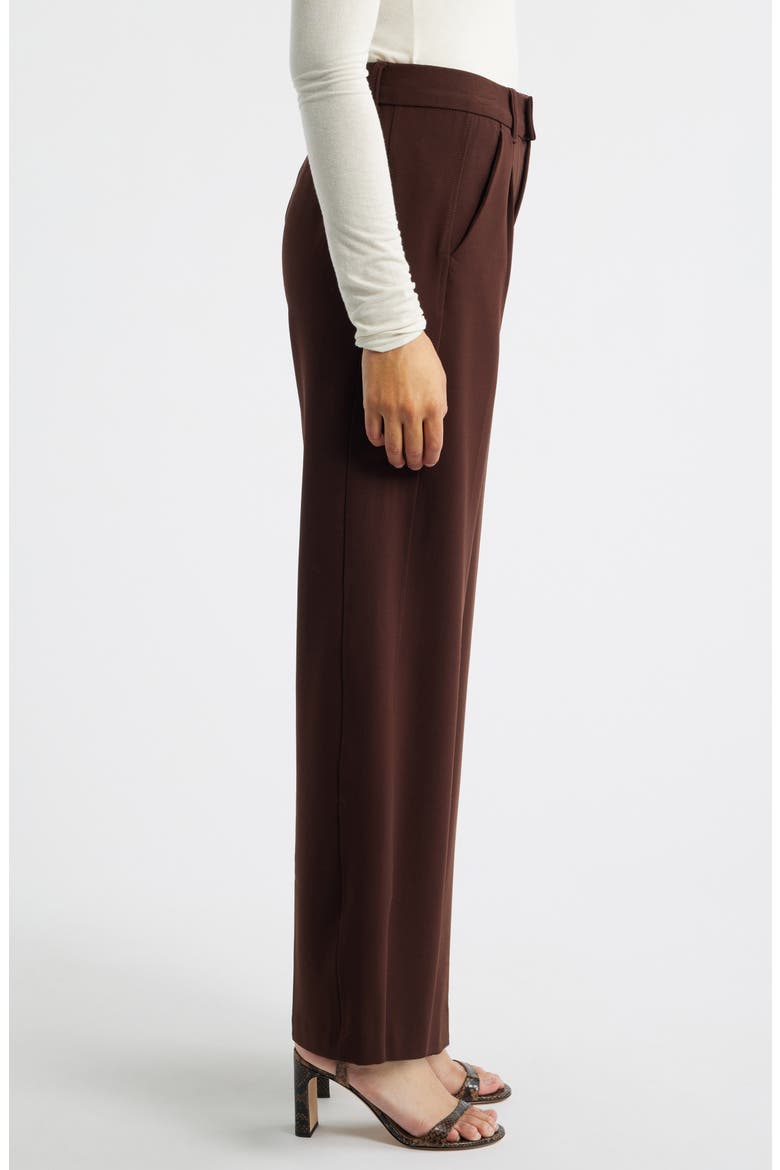 Skyrise Wide Leg Pants, Alternate, color, CHOCOLATE TRUFFLE