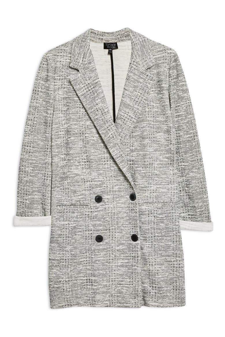 Sam Double Breasted Coat, Alternate, color, GREY MULTI