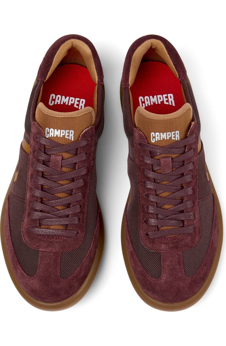 Camper Pelotas Soller Sneaker, Alternate, color, Burgundy