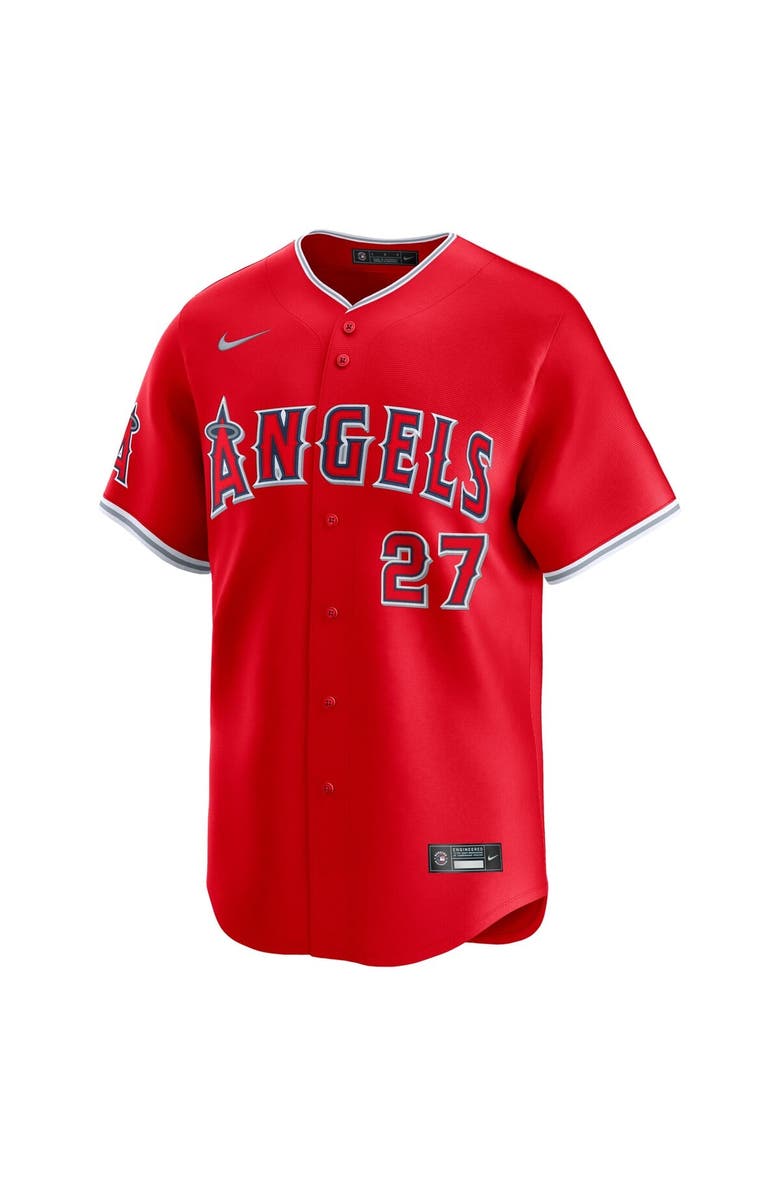 Nike Men's Nike Mike Trout Red Los Angeles Angels Alternate Limited Player Jersey, Alternate, color, Red