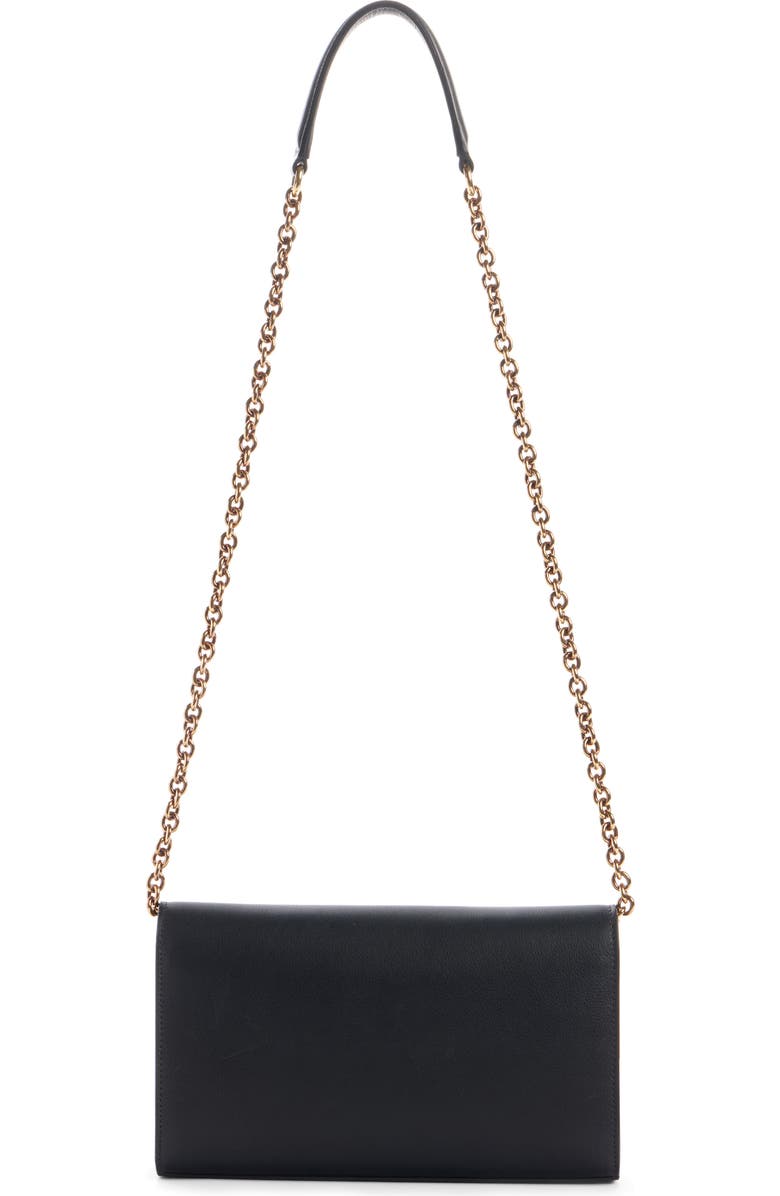 Chloé Script Logo Hardware Leather Shoulder Bag, Alternate, color,