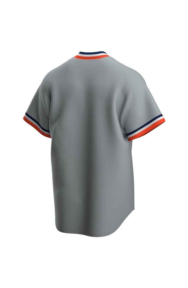 Nike Men's Nike Gray Detroit Tigers Road Cooperstown Collection Team Jersey, Alternate, color, 