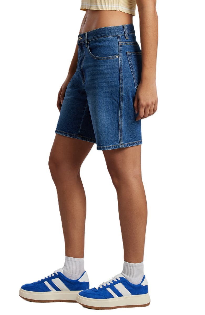 UNIONBAY Becka Denim Shorts, Alternate, color, Detroit Blue