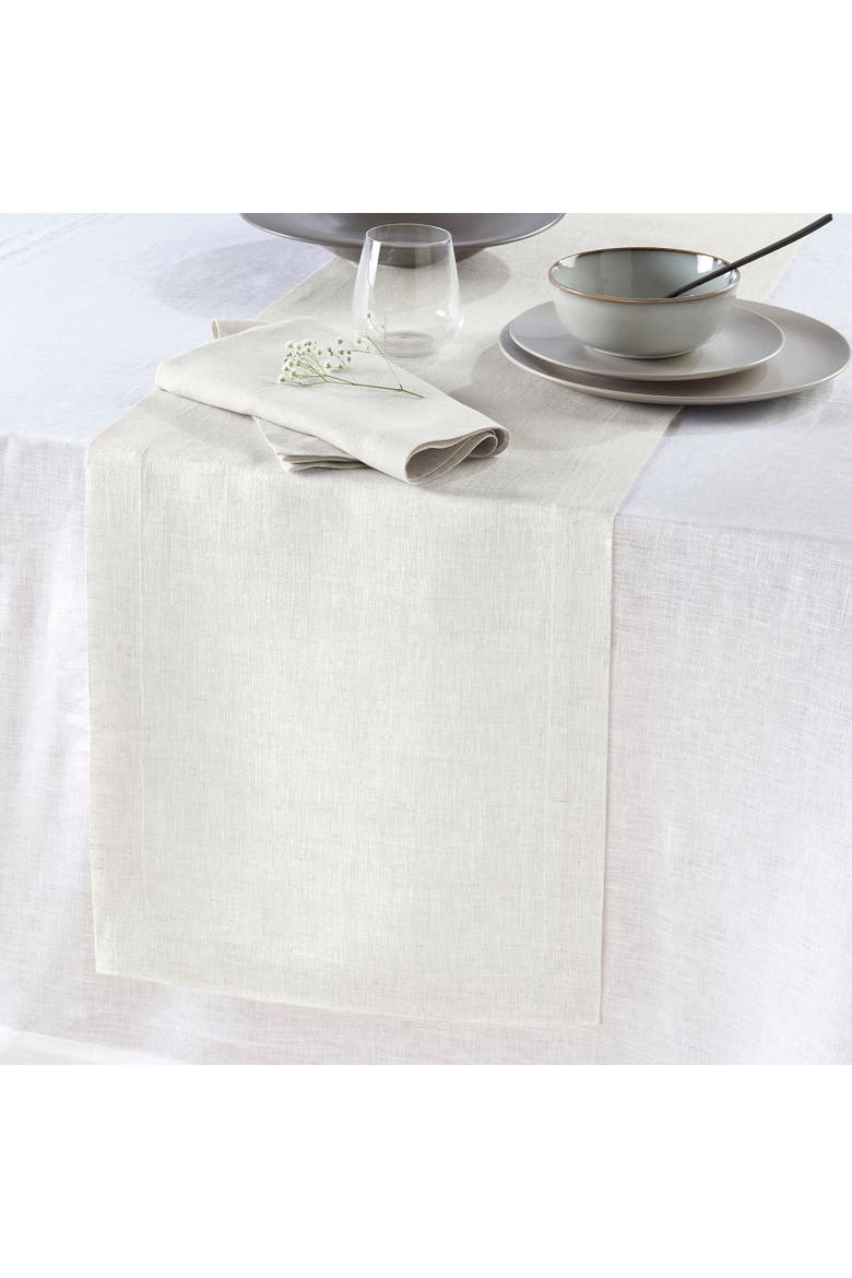 Linen Dinner Napkins Set of 6, 20 x 20" - Sonoma, Alternate, color, Light Flax