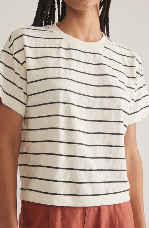 MARINE LAYER MARINE LAYER SLUB COTTON CROP T-SHIRT