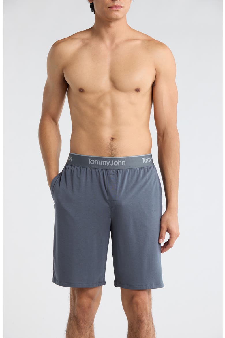 Essential Second Skin Pajama Shorts, Main, color, TURBULENCE