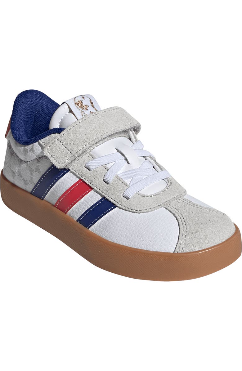 adidas Kids' VL Court 3.0 Sneaker, Main, color, White/ Pure Ruby/ Ink