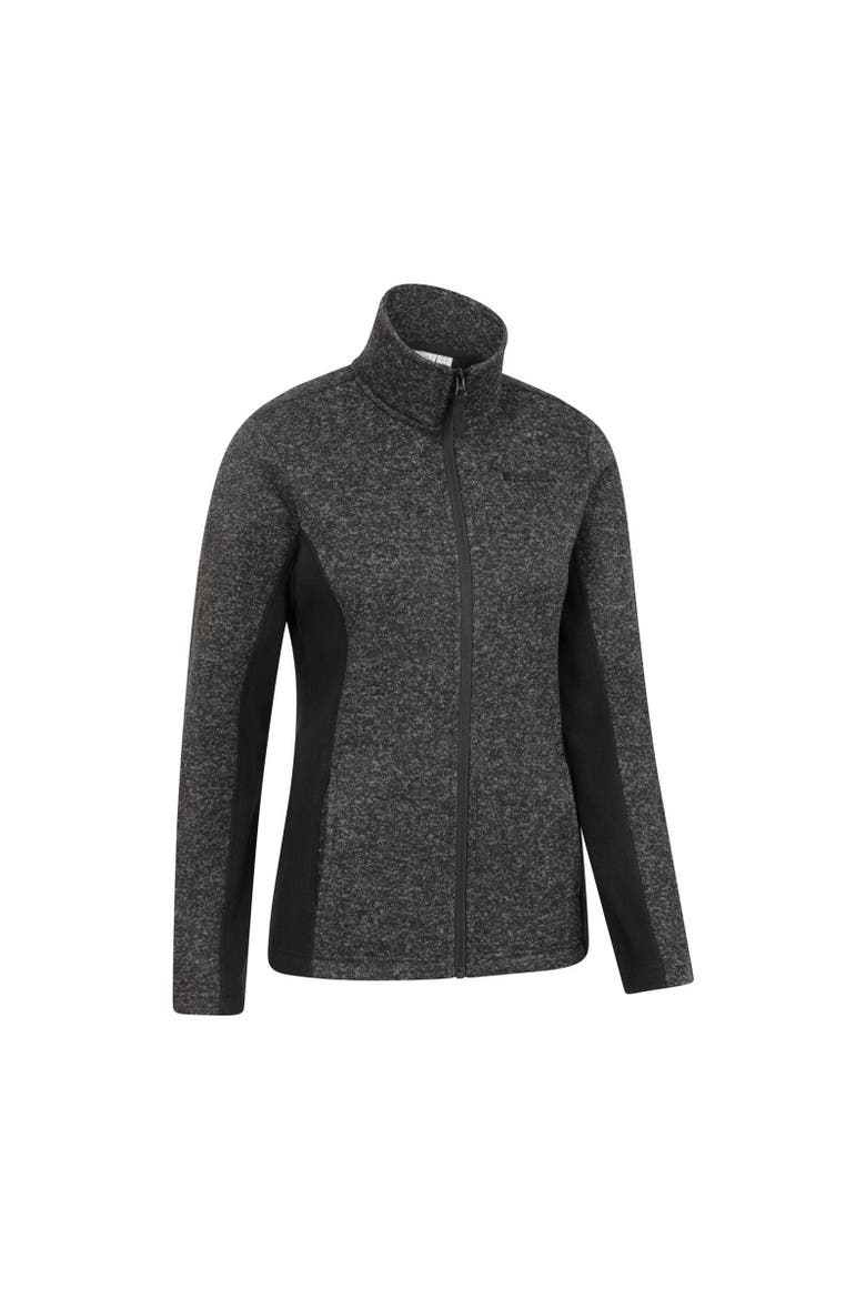 Idris Panelled Fleece Jacket, Alternate, color, Black