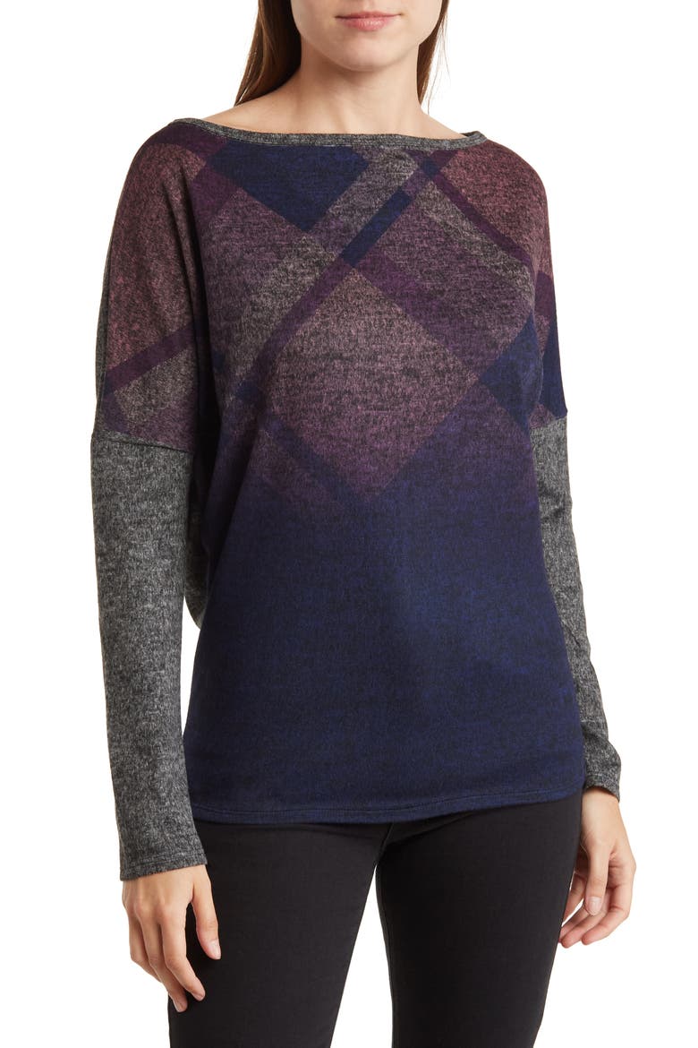 Boat Neck Pullover, Main, color, BEETROOT PURPLE