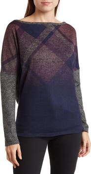 GO COUTURE Boat Neck Pullover