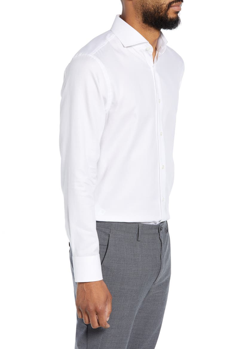 Mark Sharp Fit Dress Shirt, Alternate, color, WHITE