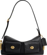 COACH The Coach Originals Turnlock Haversack Leather Bag 27