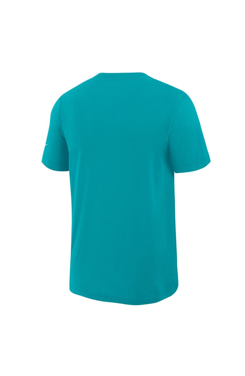 Nike Men's Nike Aqua Miami Dolphins Left End Run Slub Performance T-Shirt, Alternate, color, Aqua