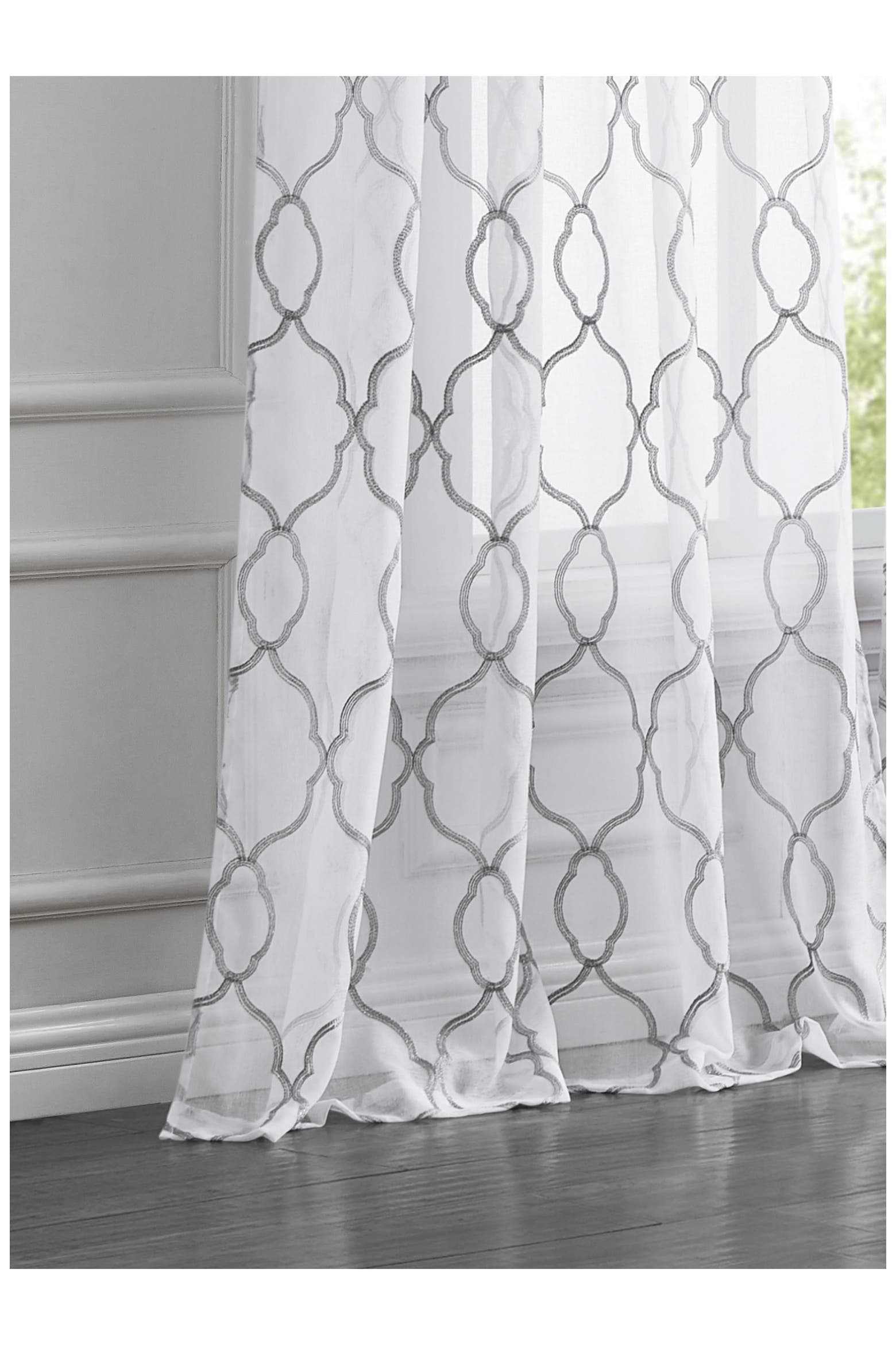 Css Application Methods DAINTY HOME Single Sheer Panel Curtain | Nordstromrack