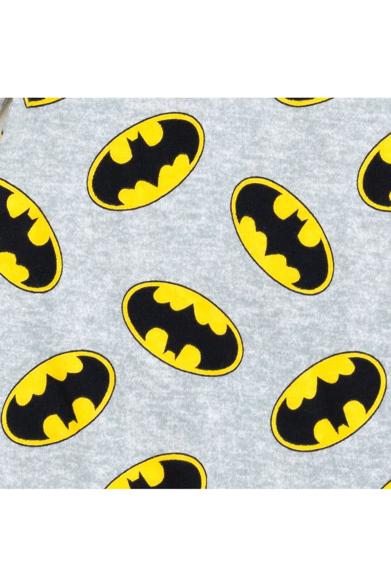 Justice League 2-Piece Pajama Shirt and Pants Set, Alternate, color, Batman Heather Gray