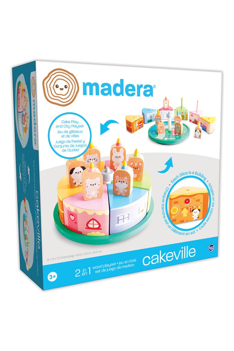 Cakeville Playset Activity Scene & Animal Figures,Ages 3+, Main, color, Multicolored