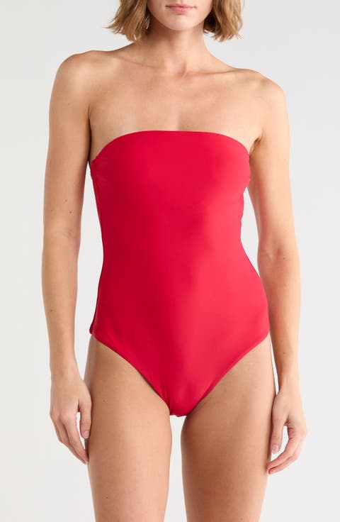 Bandeau One-Piece Swimsuit