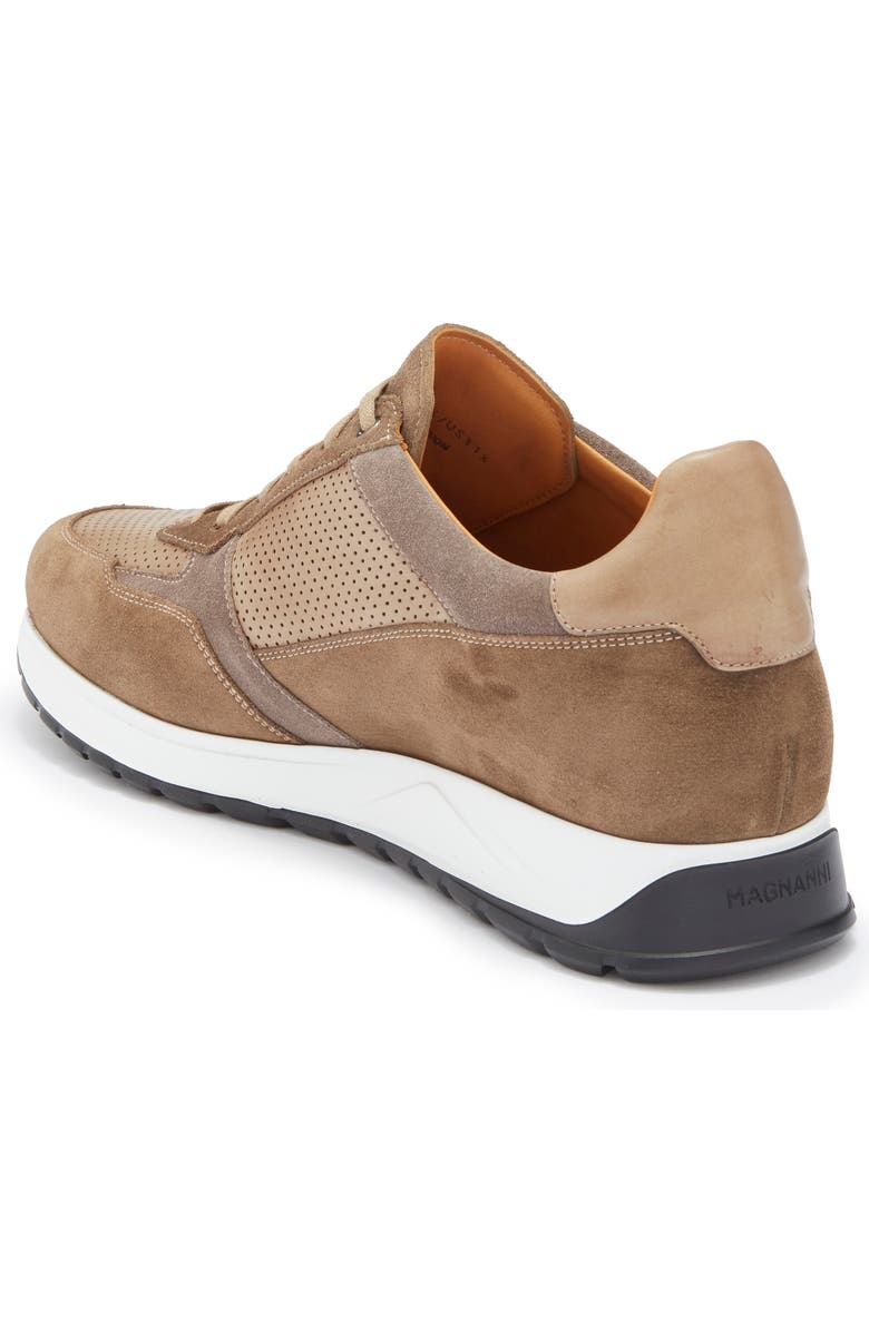 Magnanni Fado Perforated Sneaker, Alternate, color, Torba