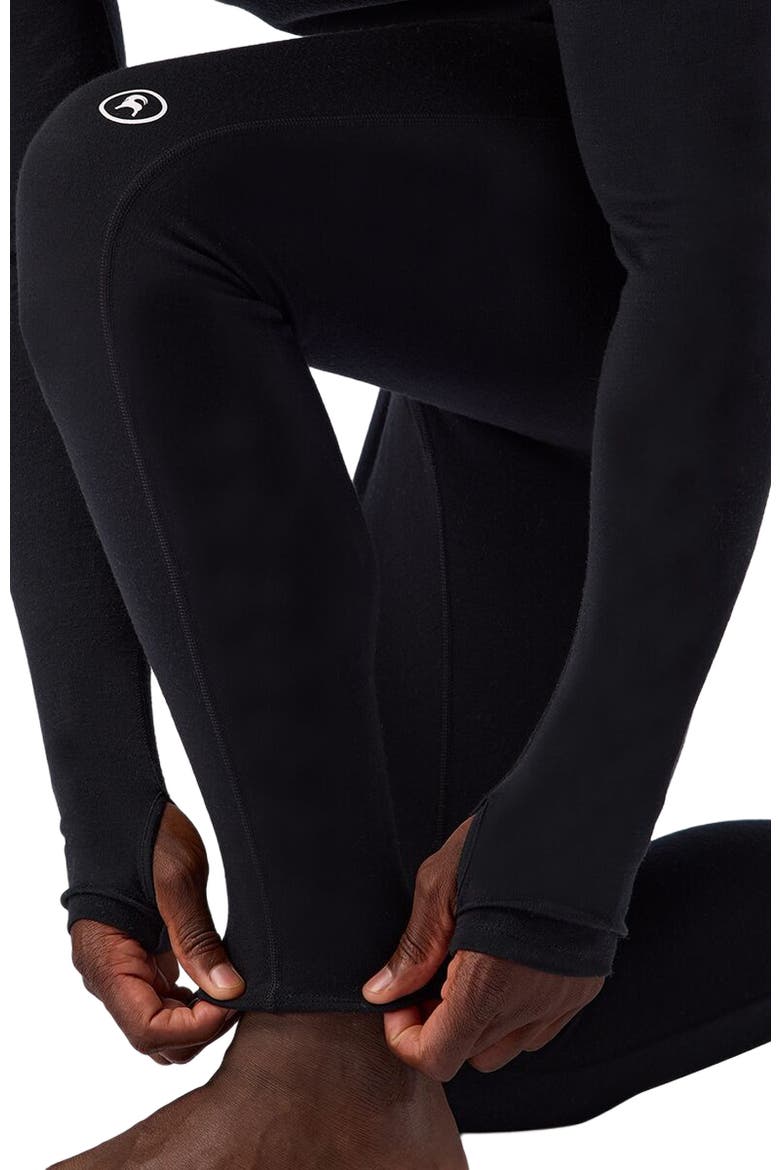 Cedars Rws Merino Mid-Wt Baselayer Bottom - Men's, Alternate, color, Black
