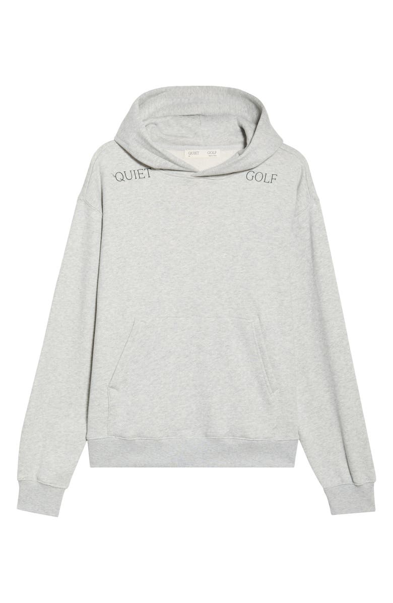 Quiet Golf Logo Hoodie, Alternate, color, Ash