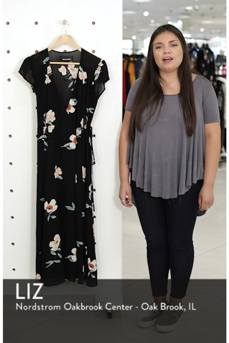 Carina Midi Wrap Dress (Nordstrom Exclusive) video