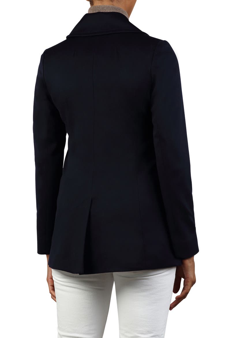 Eden Wool Peacoat, Alternate, color, MIDNIGHT