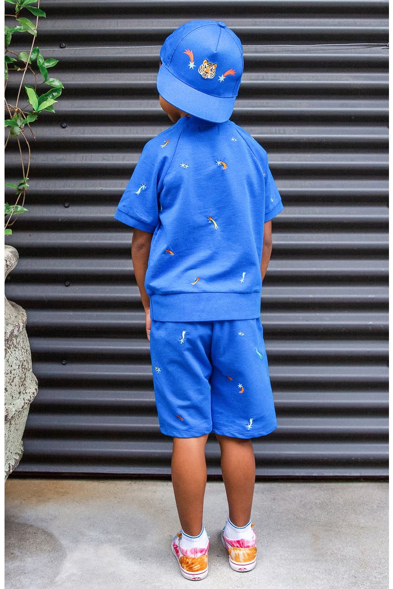 Kids' Iggy Stargazer Embroidered Short Sleeve Sweatshirt, Alternate, color, STARGAZER