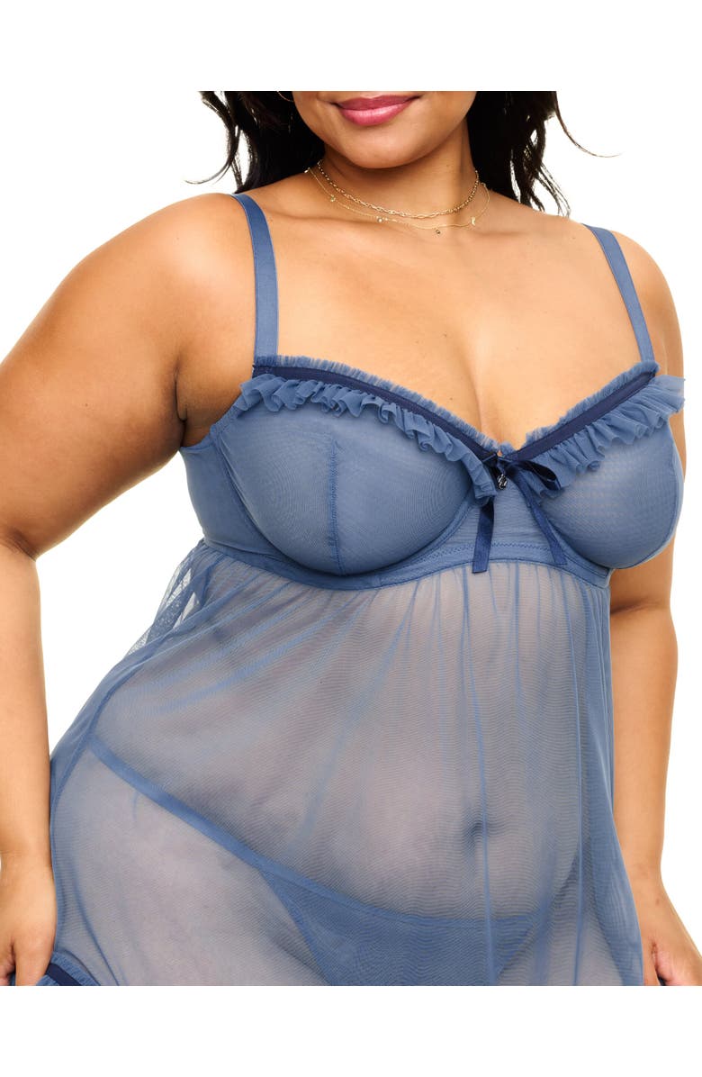 Adore Me Tayla Babydoll Lingerie, Alternate, color, 