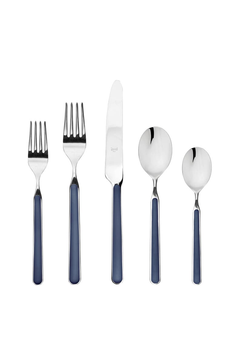 Mepra Fantasia Flatware Set - 5 Pieces, Main, color, Cobalt