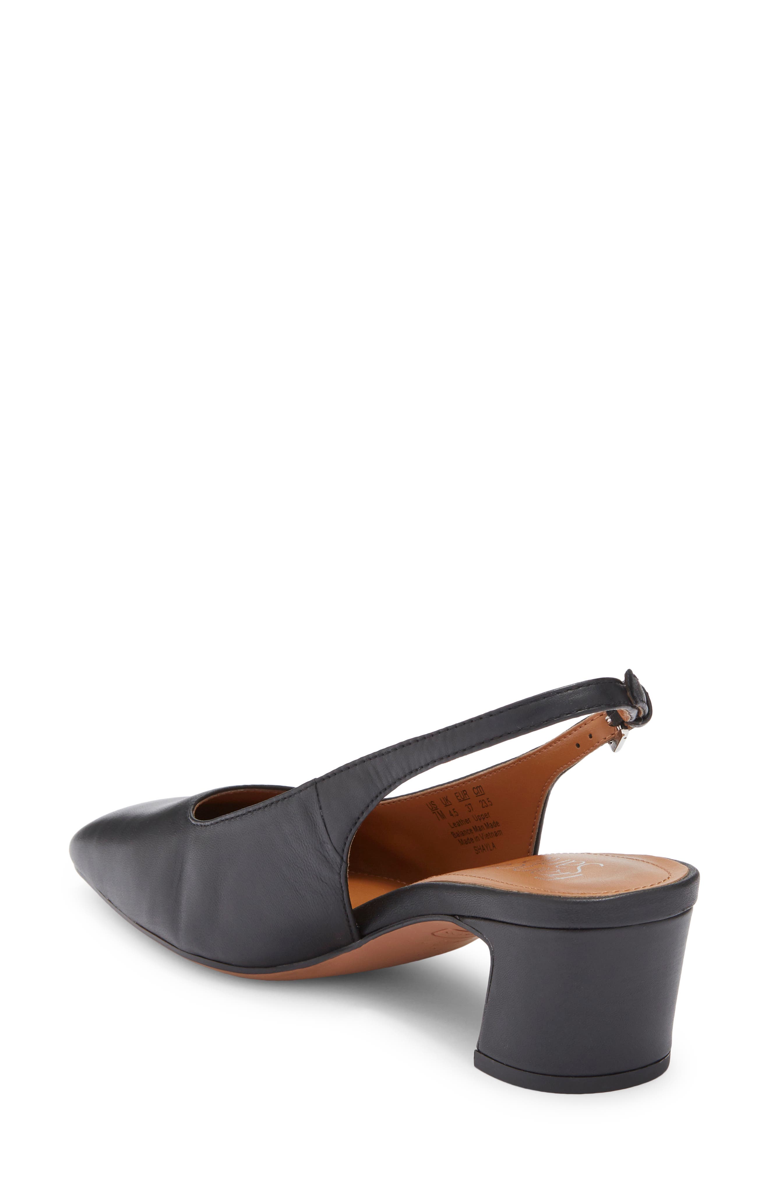 Franco Sarto Shayla Slingback Pump, Alternate, color, Black