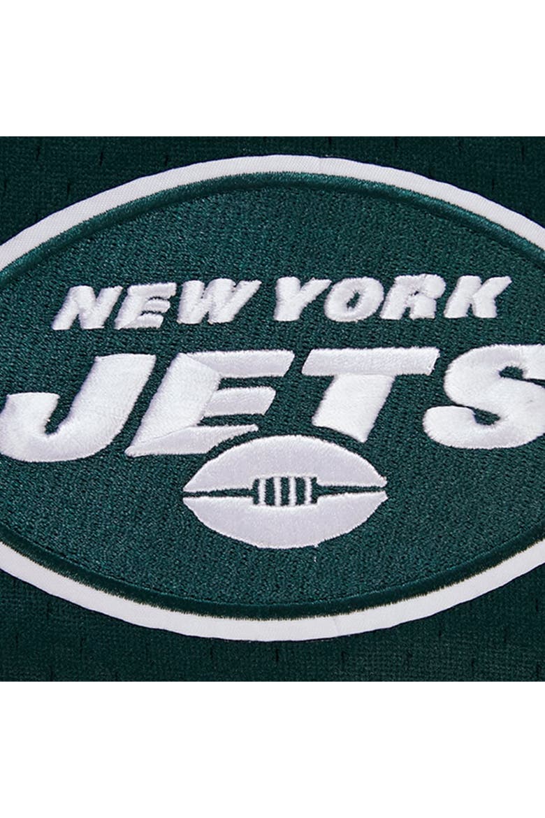 Men's Pro Standard Ahmad Sauce Gardner Green New York Jets Mesh Button-Up Baseball Jersey, Alternate, color, Green