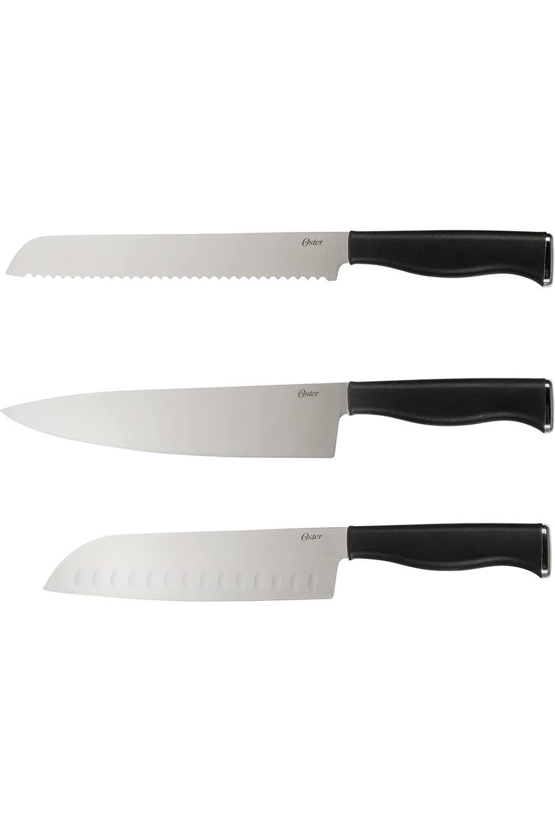 Langmore 15 Piece Stainless Steel Blade Cutlery Set, Alternate, color, Black