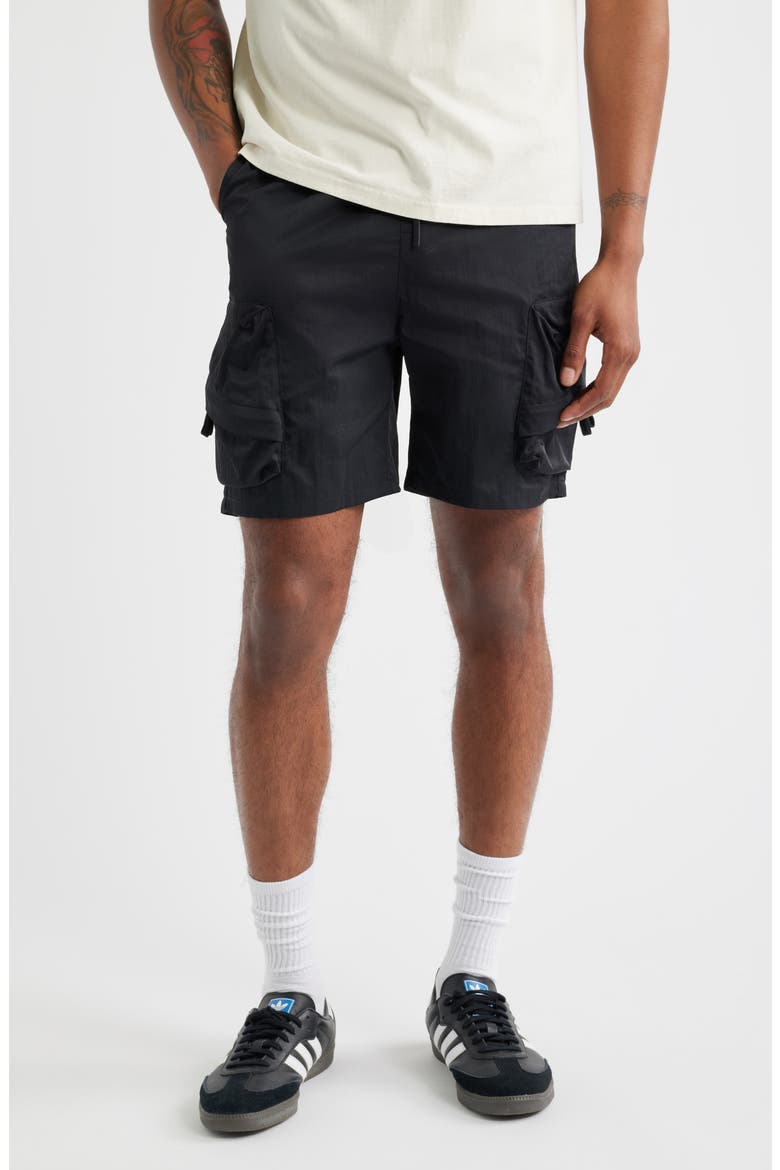 Cargo Shorts, Main, color, BLACK