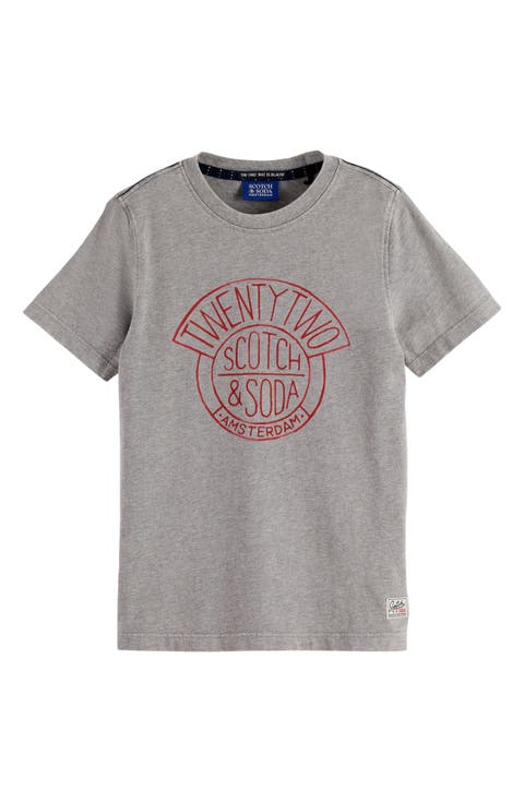 Kids' Logo Cotton Graphic T-Shirt (Big Kid)