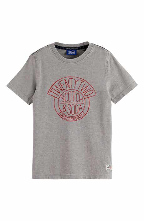 Scotch & Soda Kids' Logo Cotton Graphic T-Shirt