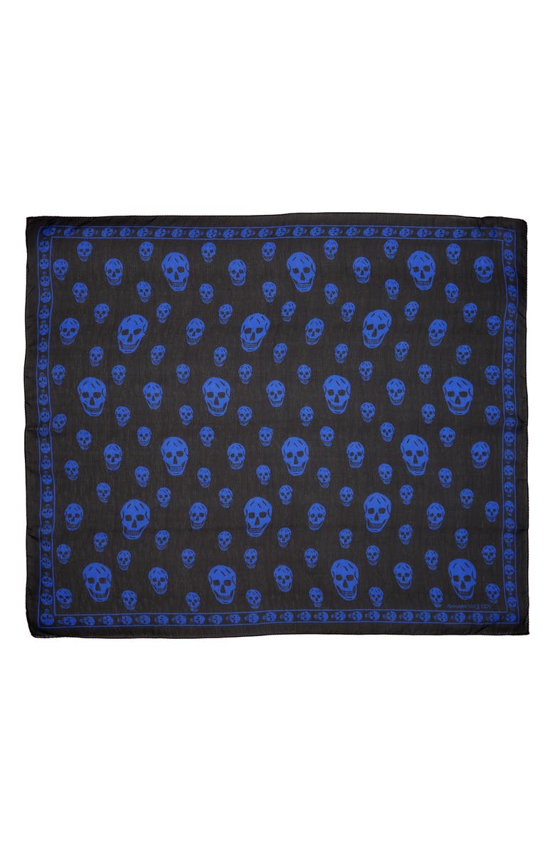 McQueen Alexander McQueen Skull Silk Scarf, Main, color,