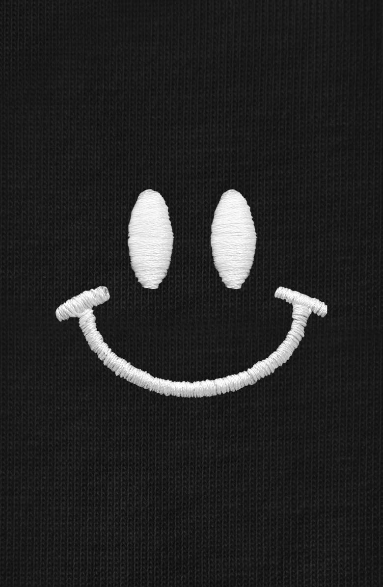 Dalix Smile Face Tee, Alternate, color, Black