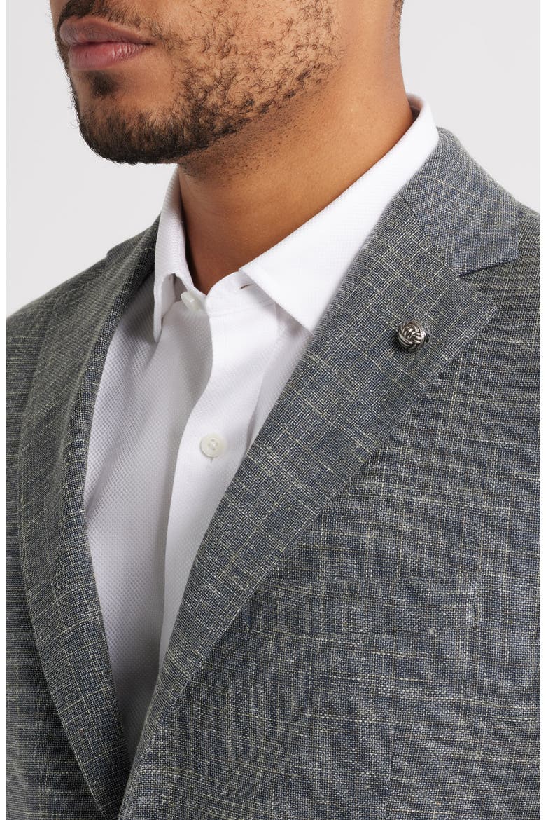 Midland Plain Weave Sport Coat, Alternate, color, OLIVE