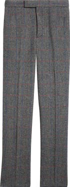 Thom Browne Classic Fit Hunting Herringbone Tweed Backstrap Trousers