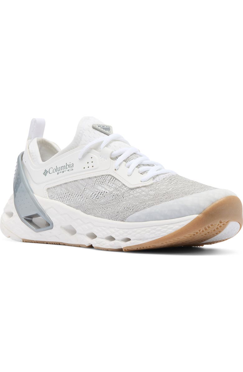 Columbia PFG Whipray<sup>™</sup> Shoe, Main, color, White/ Pure Silver