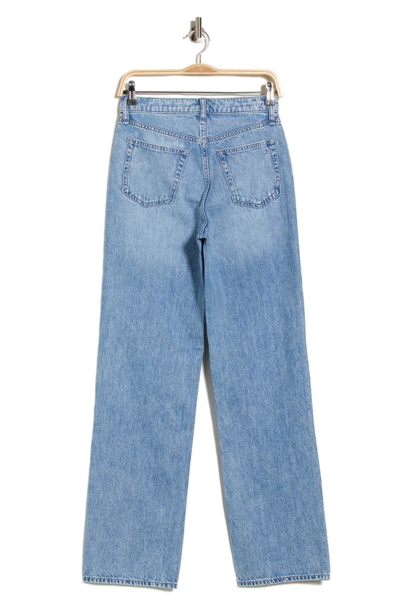 rag & bone Shannon High Waist Straight Leg Jeans, Alternate, color, Wakefield
