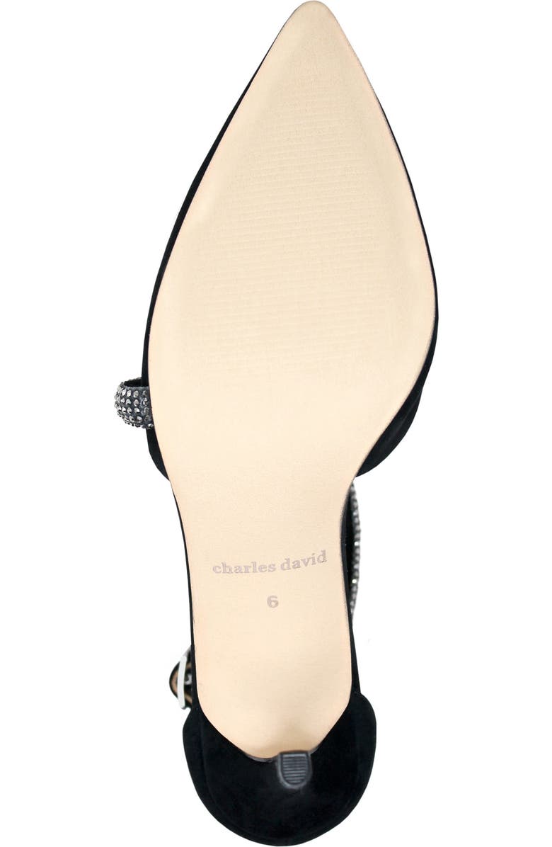 Charles David Adorn Ankle Strap Pointed Toe Pump, Alternate, color,