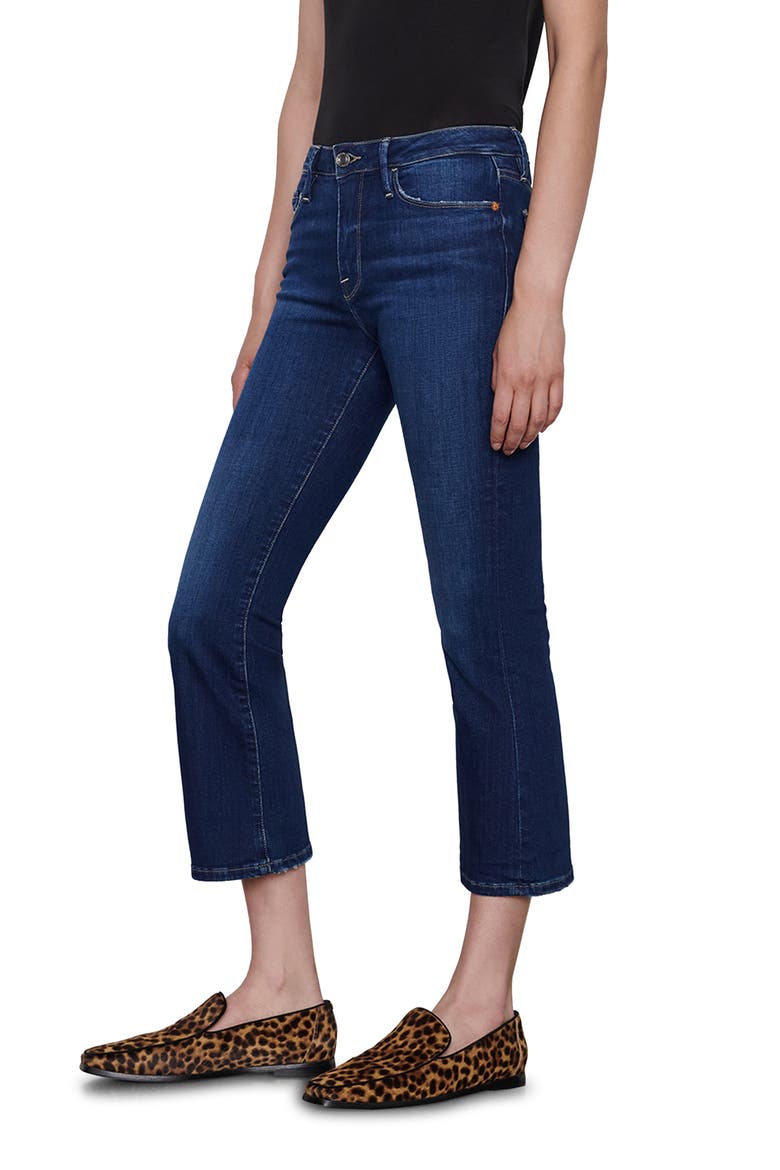 Le Crop Mini Boot (Bio)degradable Organic Cotton Jeans, Alternate, color, TERRE