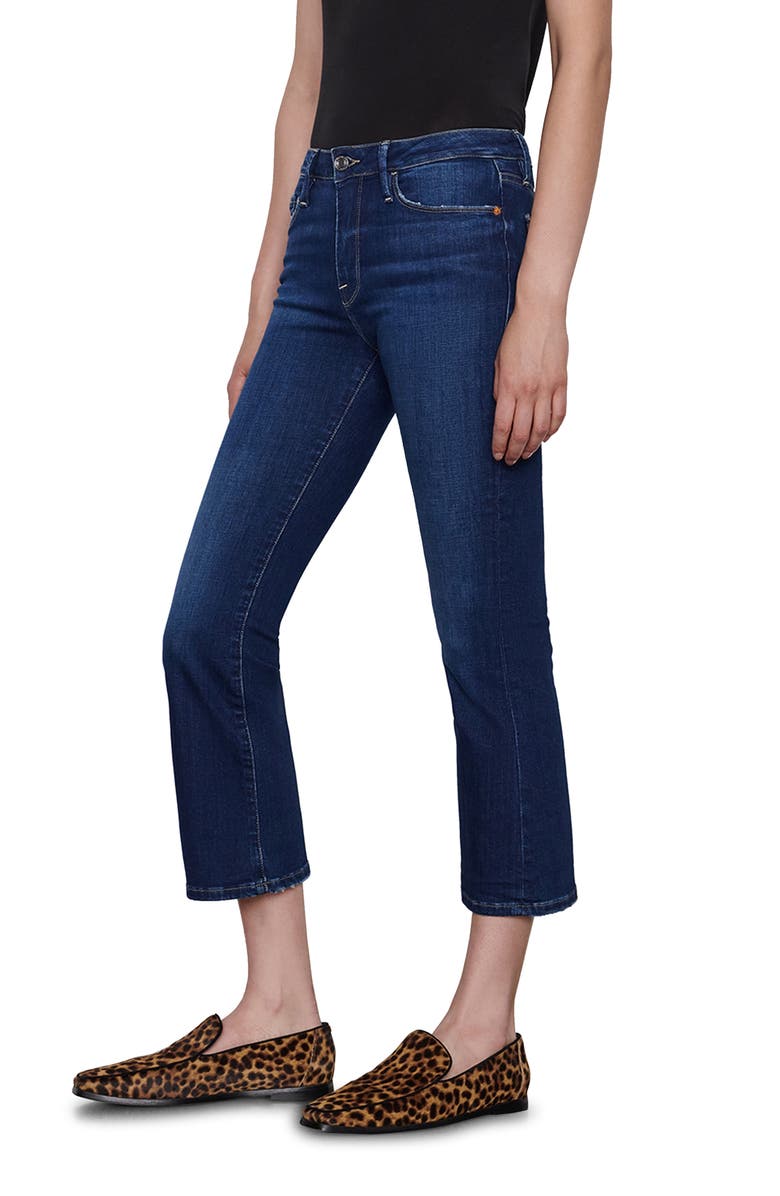FRAME Le Crop Mini Boot (Bio)degradable Organic Cotton Jeans, Alternate, color,